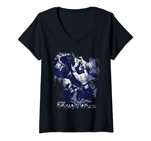 Mujer US Transformers Fall Of Cybertron Optimus Prime Paint 01 Camiseta Cuello V