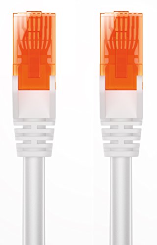 mumbi 26596 Cat.5e S/UTP Cable de Red Ethernet LAN Patch con conectores RJ-45 30.0m, blanco