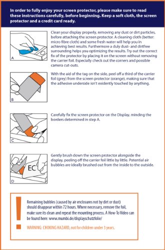 mumbi - Protector de pantalla para Nintendo 3DS 3 DS XL (4 unidades, antirreflectante, antihuellas)