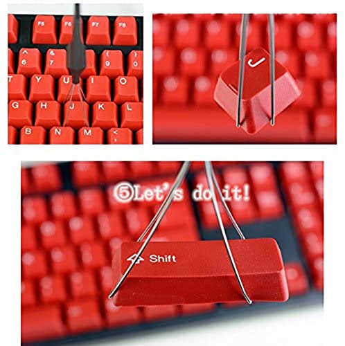 Mwoot Keycap Puller Cleaning Tool + Rubber O-Ring Sound Dampeners, 2 PCS Keycap Puller, 2 Cleaning Brush & 140 PCS Rubber O-Ring For Mechnial Keyboard Cherry MX Key Switch