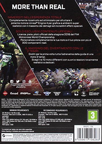 MXGP 3: The Official Motocross Videogame - PC [Importación italiana]