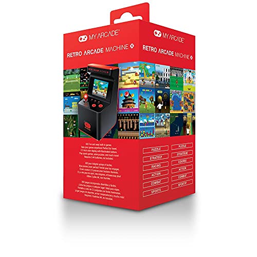 MY ARCADE- Consola Retro Arcade Machine X 300 Juegos (16-bit), Color rojia, Unica (DGUN-2593)