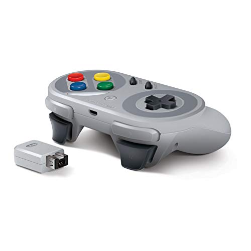 My Arcade - Super Gamepad Mando Inalámbrico Con Función Turbo Para Snes Classic Mini, Nes Classic, Wii Y Wiiu (Super Nintendo)