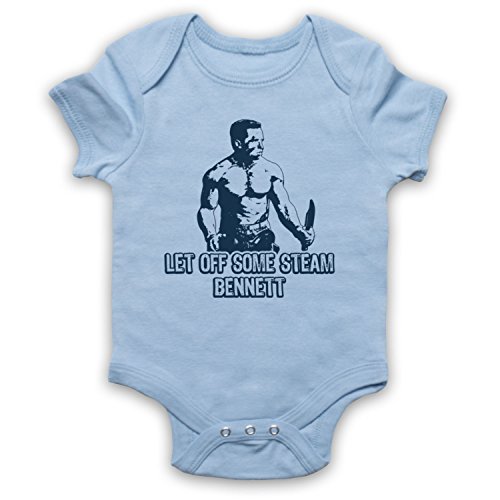 My Icon Art & Clothing Matrix Let Off Some Steam Arnie Action - Película para bebé Azul azul celeste 6-12 Meses