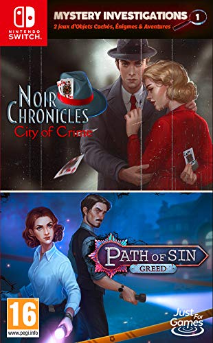 Mystery Investigations Path of Sin: Greed + Noir Chronicles: City of Crime pour Switch [Importación francesa]