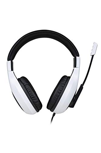 Nacon - Auriculares Gaming Estéreo con cable para PS5 y PS4 - Blanco (PS5)