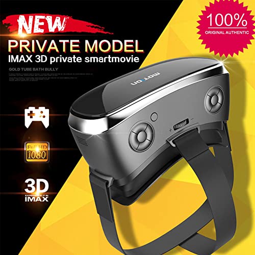 NAKATA Vidrios VR de Realidad Virtual, Gafas 3D Vasos de PC virtuales y Auriculares VR Todo en uno para PS 4 Xbox 360 / A 2K HDMI Nibiru Android 5.1 Pantalla 2560 * 1440