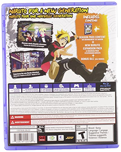 Namco Bandai Games NARUTO SHIPPUDEN: Ultimate Ninja STORM 4 Road to Boruto Básica + DLC PlayStation 4 Inglés vídeo - Juego (PlayStation 4, Acción / Lucha, Modo multijugador, T (Teen))