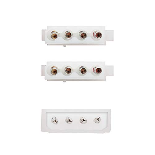NANOCABLE 10.19.0401 - Cable Alimentación 2xMOLEX Macho a 1xMOLEX Hembra, 4pin/M-2xMOLEX 4pin/H, 20cm, Multicolor