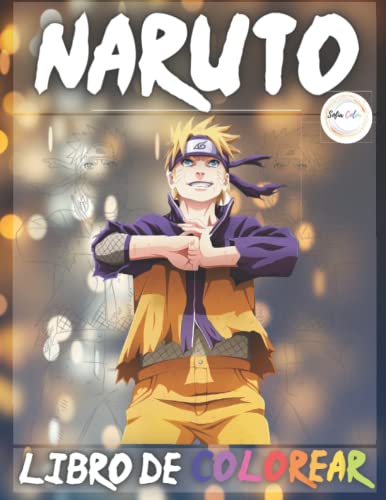'Narutο' Libro de Colorear: Cuaderno de Narutο Anime para Colorear Adolescentes, Adultos y Niños Libro de Actividades de Dibujos Animados. (Alta-Calidad)