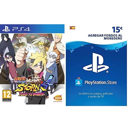 Naruto Shippuden Ultimate Ninja Storm 4: Road To Boruto & Sony, PlayStation - Tarjeta Prepago PSN 15€