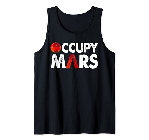NASA Ocupar el Espacio Terraform de Marte Camiseta sin Mangas