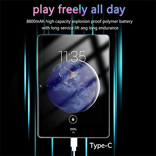 Natuogo 8 Pulgadas Tableta, Android 10, 1280x800 Resolución Octa Core Laptop, up to 1.8GHz, 12GB RAM, 512GB ROM, 16 32MP Dual CÁMARA, Bluetooth