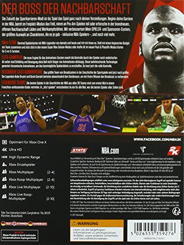 NBA 2K18 - Legend Edition - Xbox One [Importación alemana]