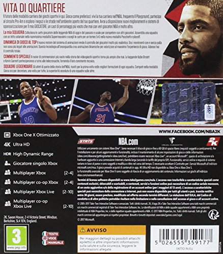NBA 2K18 - Xbox One [Importación italiana]