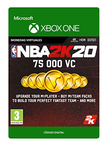 NBA 2K20: 75,000 VC | Xbox One - Código de descarga