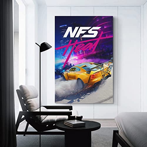 Need for Speed Heat Deluxe Edition - Póster decorativo para pared, diseño de cuadros, 40 x 60 cm