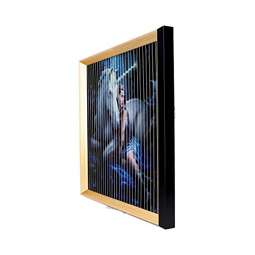 Nemesis Now Unicorns Kinetic Picture Anne Stokes 43cm, PVC Board, PS Frame, Paper, Blue Imagen cinética de Unicornios (43 cm), Tablero, Marco, Papel, Azul