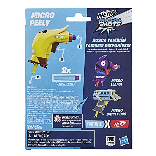 Nerf- Microshots Fortnite Peely (Hasbro E7487ES0)
