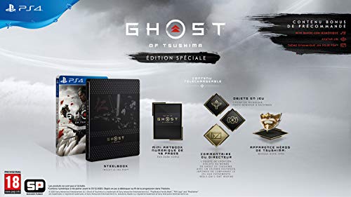 Neuf Sony, Ghost of Tsushima sur PS4 Édition Spéciale, Version physique, En français , Espagnol