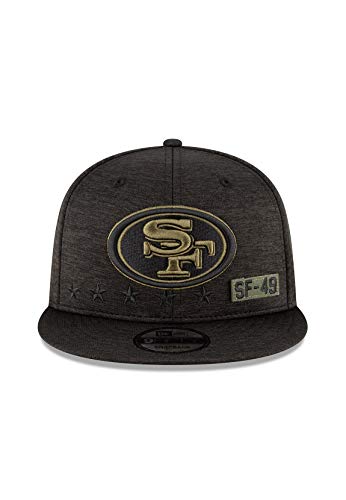 New Era NFL SAN FRANCISCO 49ERS Salute to Service 2020 Snapback 9FIFTY Game Cap, Größe:S/M