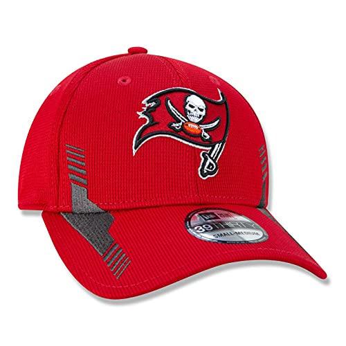 New Era NFL TAMPA BAY BUCCANEERS Official 2021 Sideline 39THIRTY Stretch Fit Home Cap, Größe:S/M