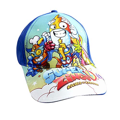 New Gorra Infantil con Visera SUPERZINGS, Nuevo diseño béisbol Rivals of Kaboom. Ideal para niños 4/10 años. Producto Oficial SUPERZINGS