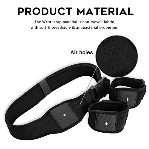 NEWZEROL 1 Juego de cinturón y Pulsera es Adecuado para HTC Vive Tracker 2017,2018, HTC Vive Tracker (3.0), TrackBelt Extended Band Anti Skid Tracking para VR y de Motion Capture -versión actualizada