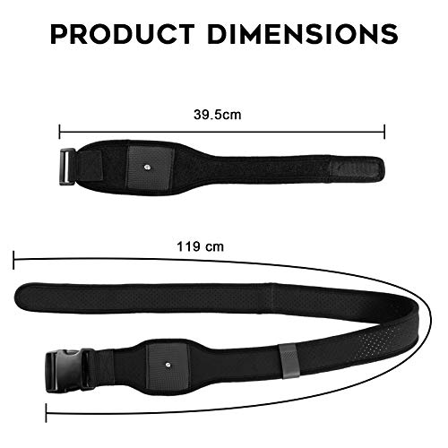 NEWZEROL 1 Juego de cinturón y Pulsera es Adecuado para HTC Vive Tracker 2017,2018, HTC Vive Tracker (3.0), TrackBelt Extended Band Anti Skid Tracking para VR y de Motion Capture -versión actualizada