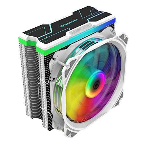 Nfortec Centaurus X - Disipador por Aire para CPU con Iluminación A-RGB y hasta 180W de TDP máxima - Color Blanco