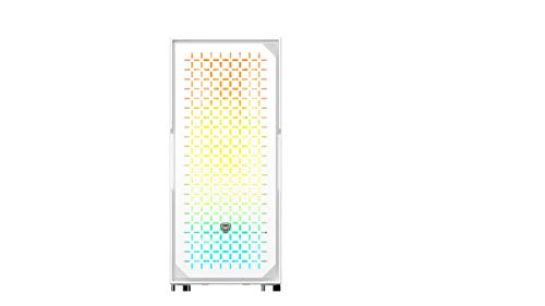 Nfortec Surtur - Torre Gaming ATX RGB con Frontal Mallado, Cristal Templado y 4 Ventiladores Incluidos - Color Blanco