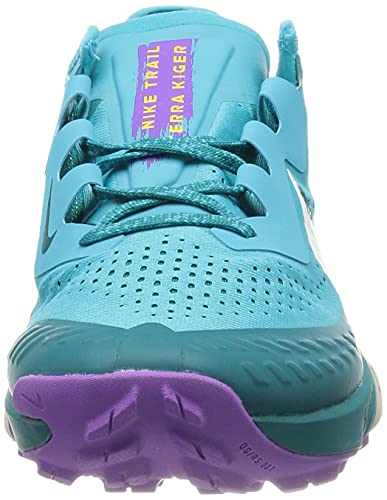 Nike Air Zoom Terra Kiger 7, Zapatillas para Correr Hombre, Turquoise Blue White Mystic Teal Univ Gold Wild Berry, 44.5 EU