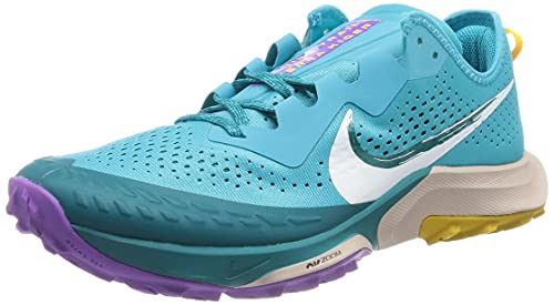 Nike Air Zoom Terra Kiger 7, Zapatillas para Correr Hombre, Turquoise Blue White Mystic Teal Univ Gold Wild Berry, 44.5 EU