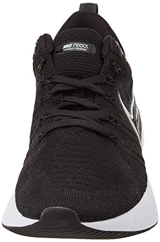 Nike React Infinity Run FK 2, Zapatillas para Correr Hombre, Black/White-Iron Grey, 45 EU