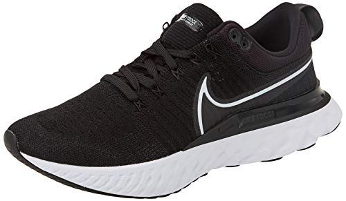 Nike React Infinity Run FK 2, Zapatillas para Correr Hombre, Black/White-Iron Grey, 45 EU