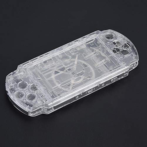 Nimoa Game Shell, Reemplazo de Carcasa Completa Consola Game Shell Funda Cubierta Reparación de Piezas para PSP 3000(Transparente)