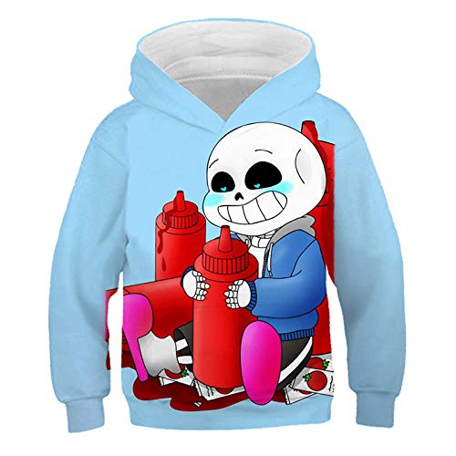 Niños Niñas Sudaderas Con Capucha Juego Undertale Sudaderas Con Capucha 3D Sudaderas Con Capucha Para Niños Streetwear Sudaderas Con Estampado De Moda Capucha Niños Niñas Top-Cw-366_11-13_Years