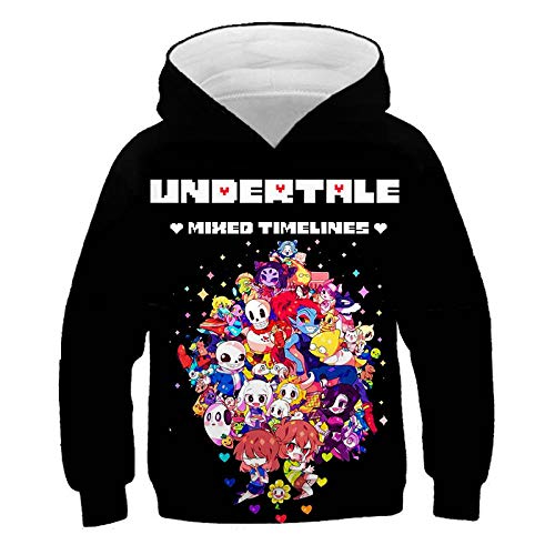 Niños Niñas Sudaderas Con Capucha Juego Undertale Sudaderas Con Capucha 3D Sudaderas Con Capucha Para Niños Streetwear Sudaderas Con Estampado De Moda Capucha Niños Niñas Top-Cw-366_11-13_Years