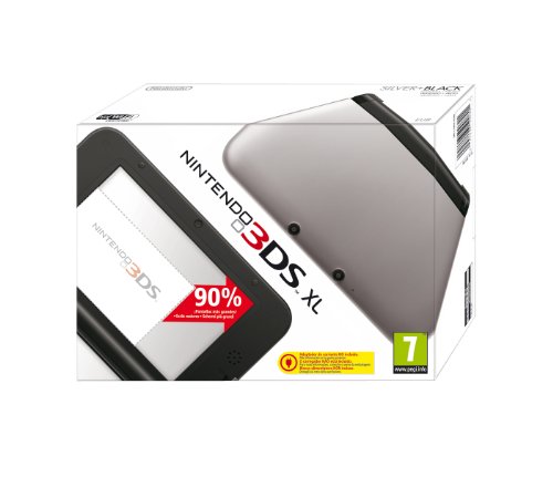 Nintendo 3DS - Consola XL, Color Negro Y Plata