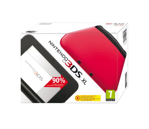 Nintendo 3DS - Consola XL, Color Rojo Y Negro