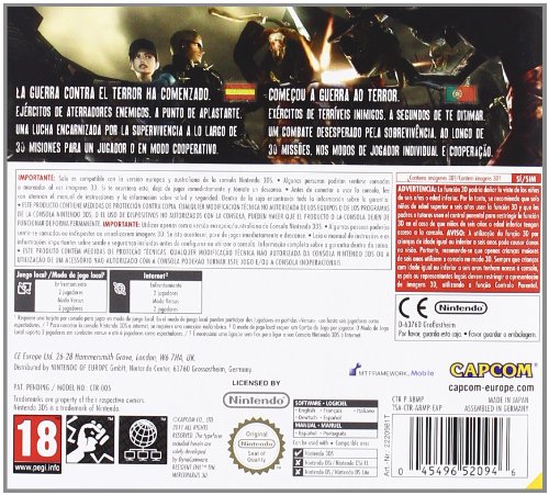 Nintendo 3DS Resident Evil the Mercenaries