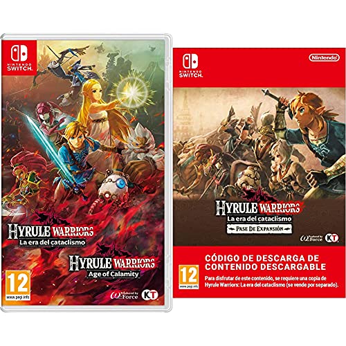 Nintendo Hyrule Warriors: La Era del Cataclismo + Hyrule Warriors: La era del cataclismo Pase de expansión Código de descarga