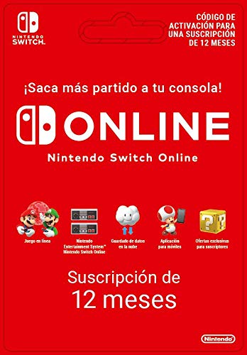 Nintendo Mario + Rabbids Kingdom Battle + Switch Online 12 Meses Código de descarga