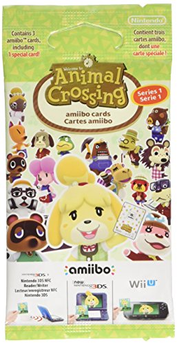 Nintendo - Pack de 3 tarjetas Amiibo Animal Crossing - Serie 1 (Nintendo 3DS)