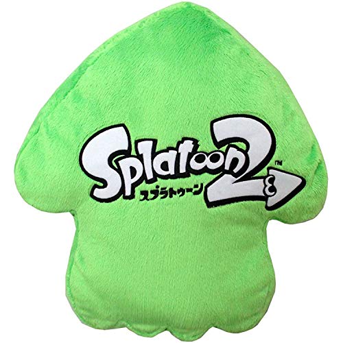 Nintendo Splatoon 2 - Cojín de calamar, color verde neón