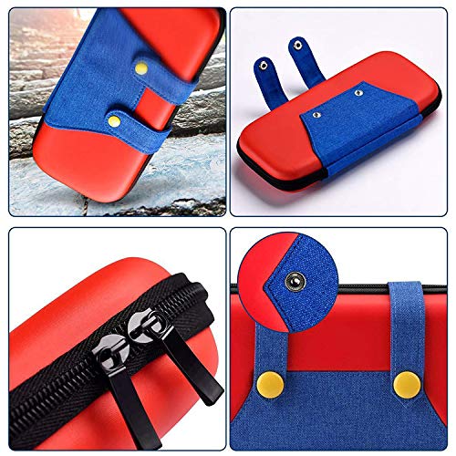 Nintendo Switch Compatible Carrying Case,Console /Accessories,Protective Hard Shell Carry Bag,Large Storage Bag Soft Lining 26 Games for Console Pro Controller with Shoulder Strap