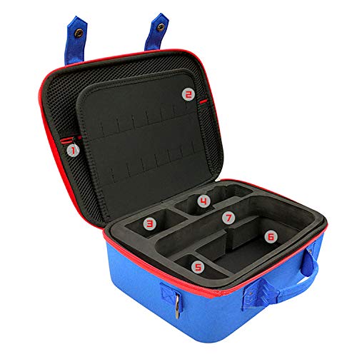 Nintendo Switch Compatible Carrying Case,Console /Accessories,Protective Hard Shell Carry Bag,Large Storage Bag Soft Lining 26 Games for Console Pro Controller with Shoulder Strap