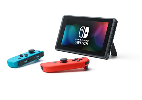 Nintendo Switch - Consola Estándar, Color Azul Neón/Rojo Neón