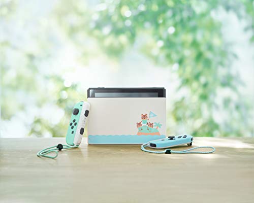 Nintendo Switch HW - Consola Edición Animal Crossing - Verde/Azul