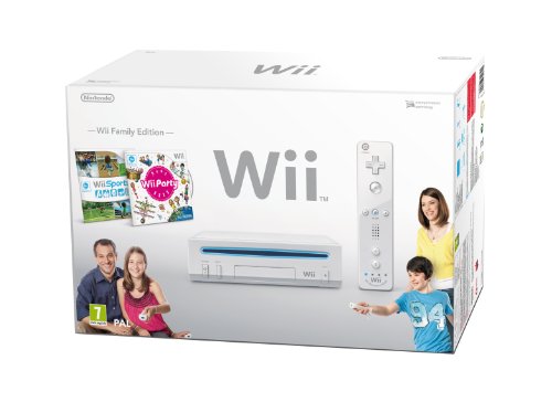 Nintendo Wii Console (White) with Wii Sports and Wii Party [Importación inglesa]